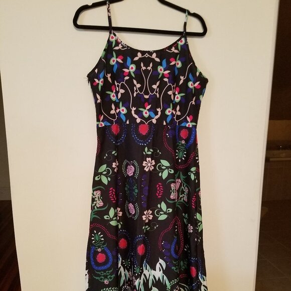 no brand Dresses & Skirts - No brand black w multi colors spaghetti straps L